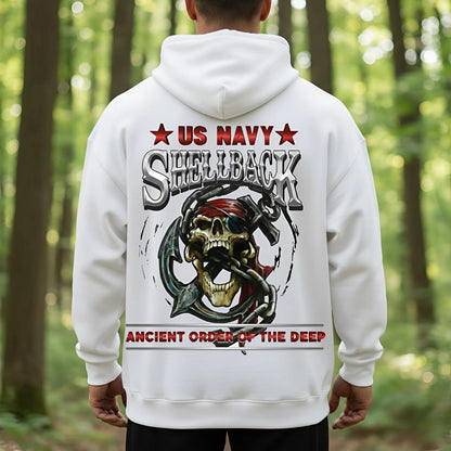 USN Shellback Navy Veteran Apparel- Ancient Order of the Deep Skull Anchor , Gift for Veterans Day