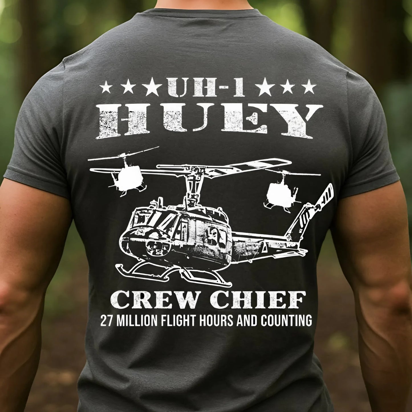 UH-1 Huey Crew Chief– Proud Helicopter Mechanic T-Shirt, Sweatshirt, Hoodie, Gift for Veterans Day