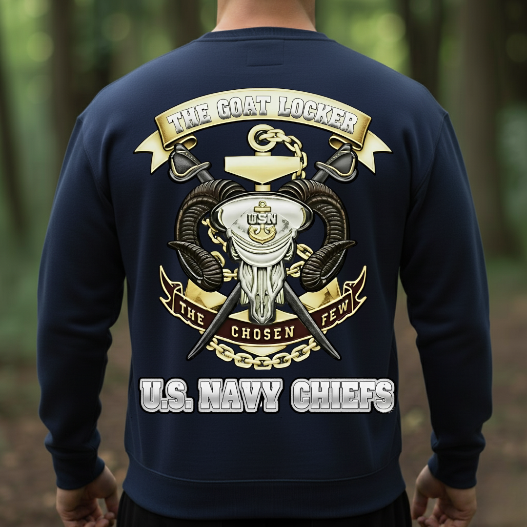 The Goat Locker U.S. Navy Chiefs Shirt, The Chosen Few, Gift for Veterans Day