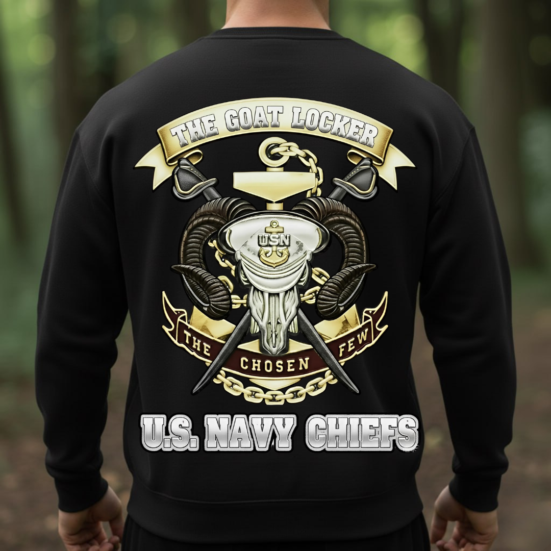 The Goat Locker U.S. Navy Chiefs Shirt, The Chosen Few, Gift for Veterans Day