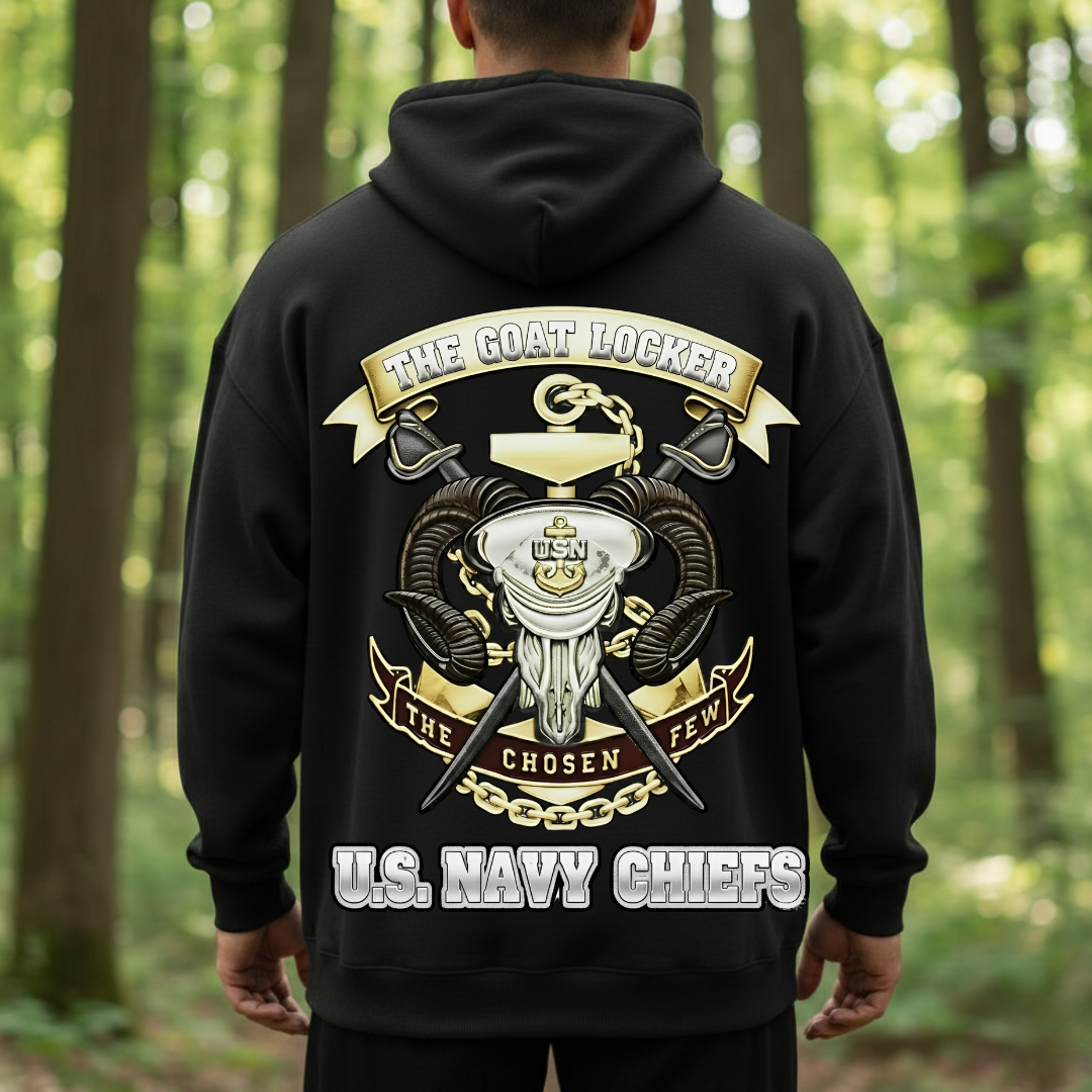 The Goat Locker U.S. Navy Chiefs Shirt, The Chosen Few, Gift for Veterans Day