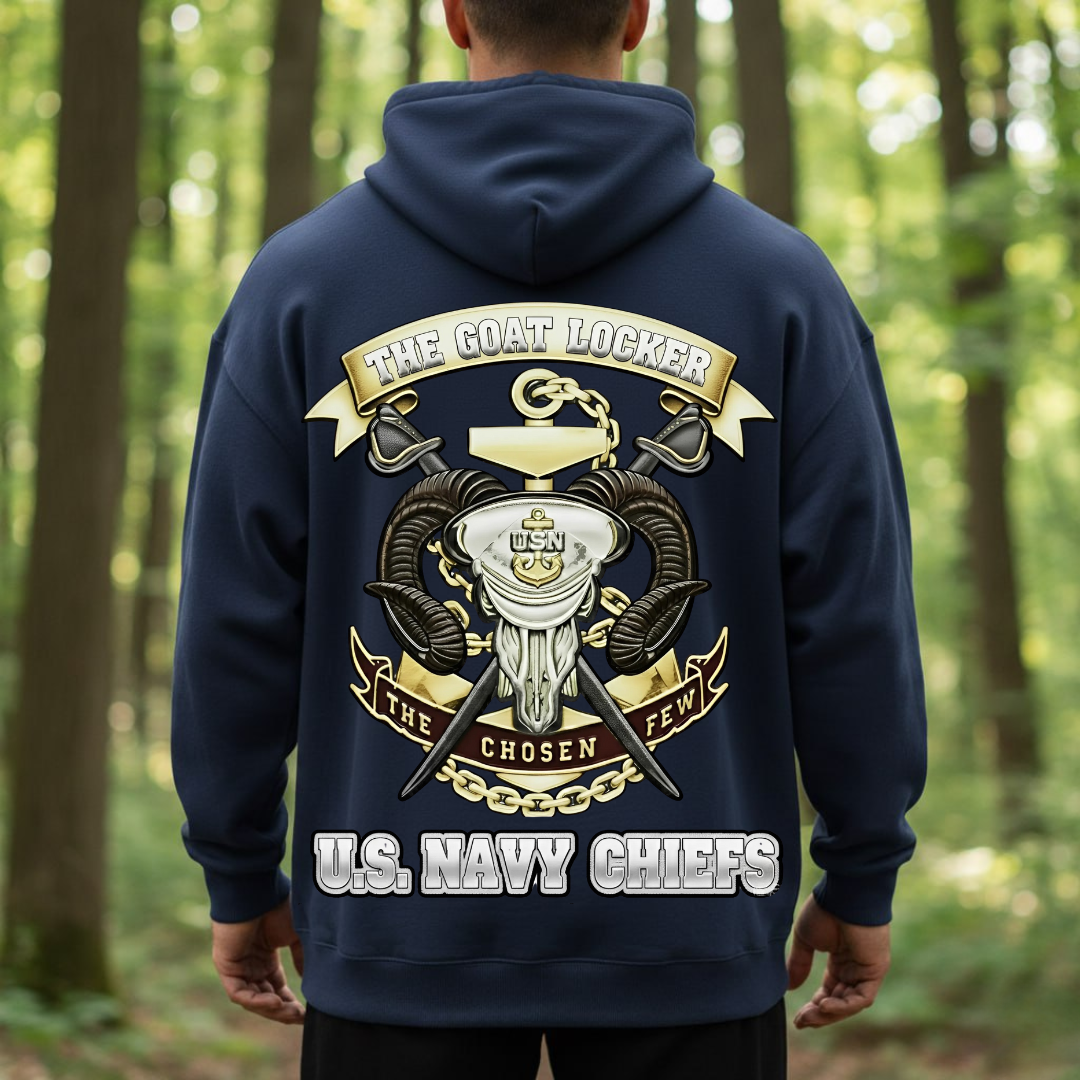 The Goat Locker U.S. Navy Chiefs Shirt, The Chosen Few, Gift for Veterans Day