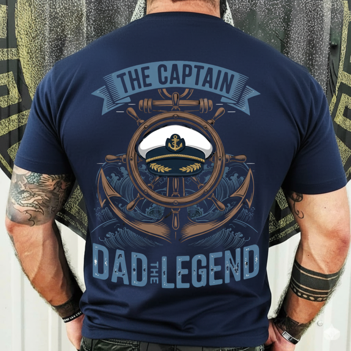 Veteran Dad The Legend T-Shirt – The Captain Nautical Tee