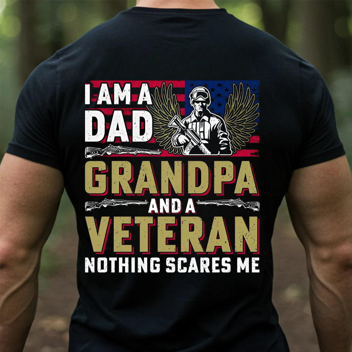 Army Veteran Shirt- Dad Grandpa Veteran Shirt -Military Family Gift- Gift For Dad