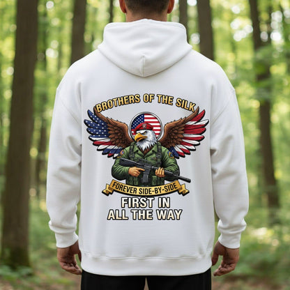 Airborne Brothers of the Silk Shirt – Forever Side by Side Military Pride Tee