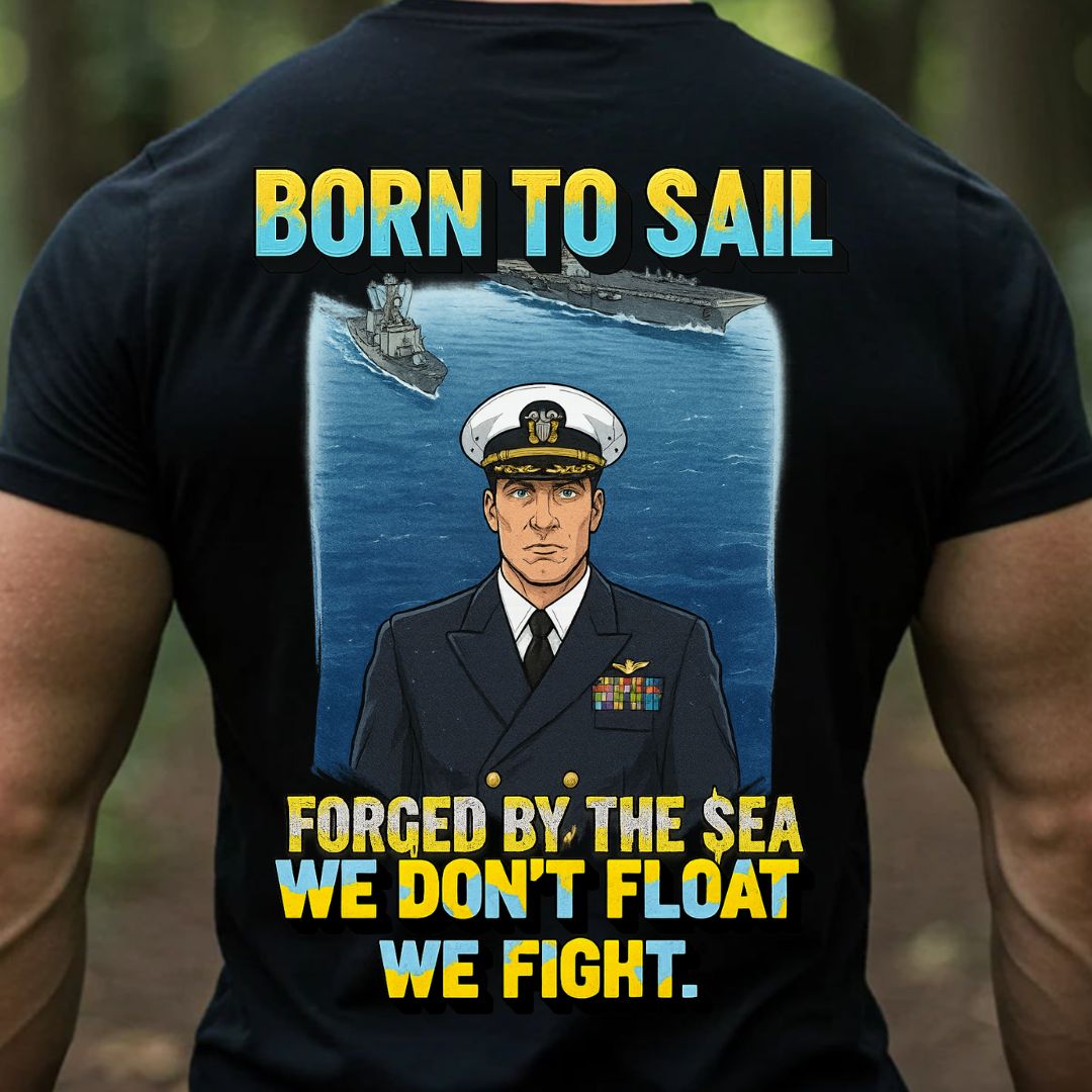Proud U.S. Navy Veteran Shirt – Born to Sail, Forged by the Sea