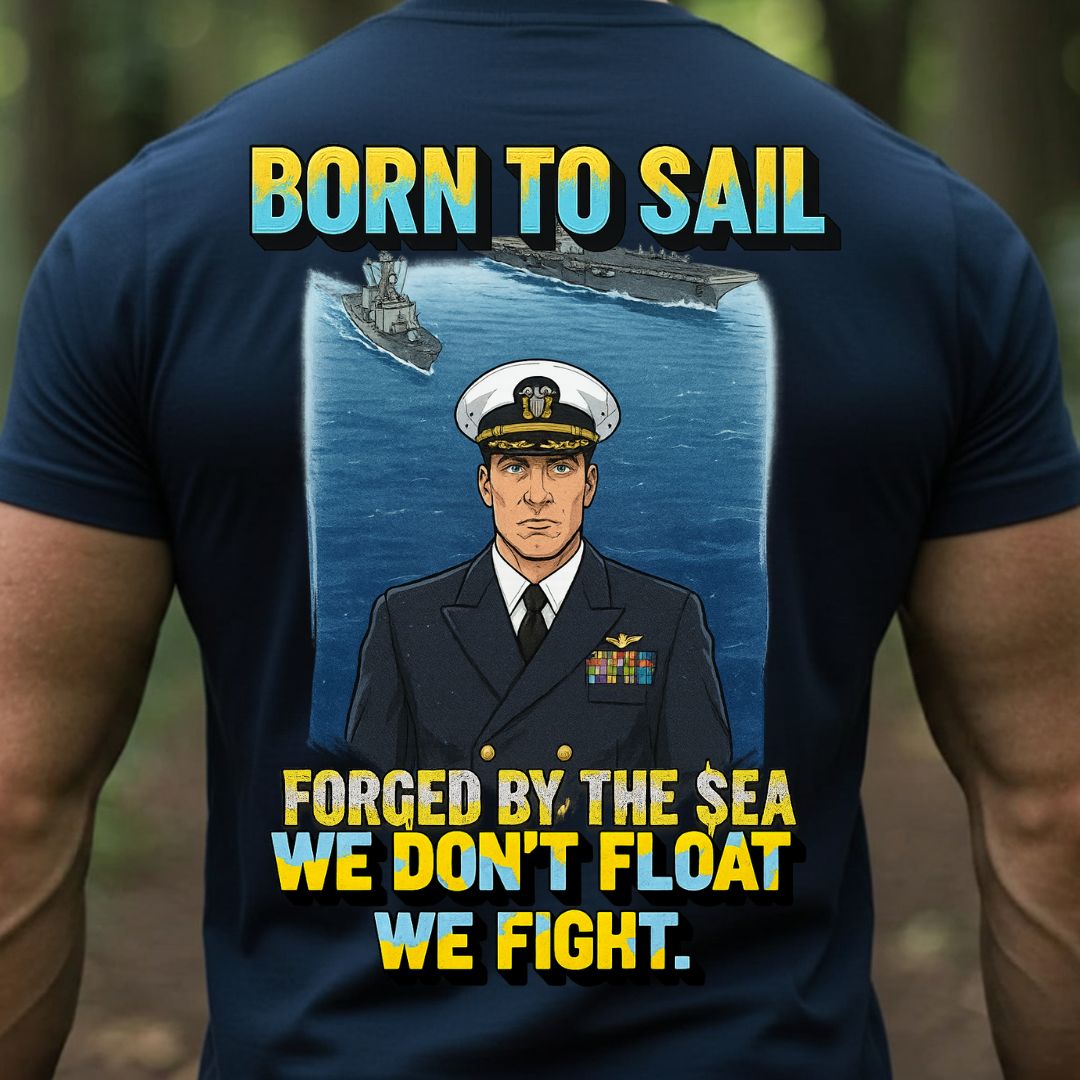 Proud U.S. Navy Veteran Shirt – Born to Sail, Forged by the Sea