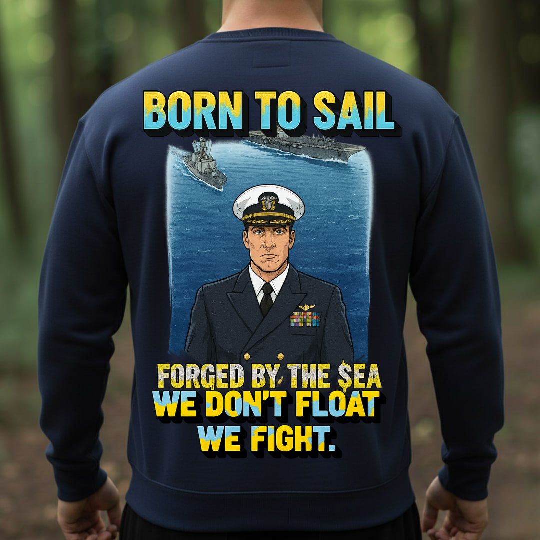 Proud U.S. Navy Veteran Shirt – Born to Sail, Forged by the Sea