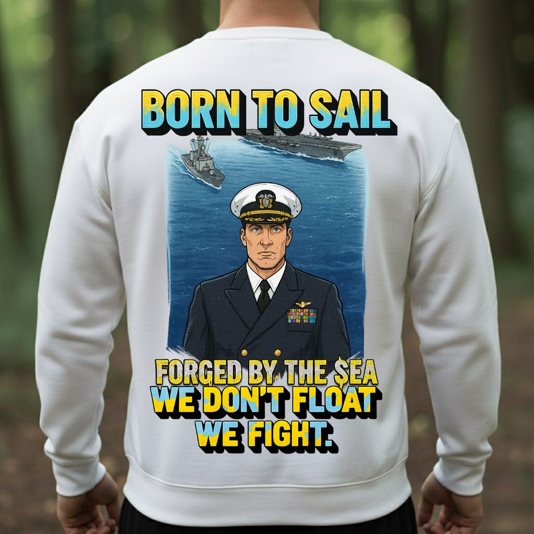 Proud U.S. Navy Veteran Shirt – Born to Sail, Forged by the Sea