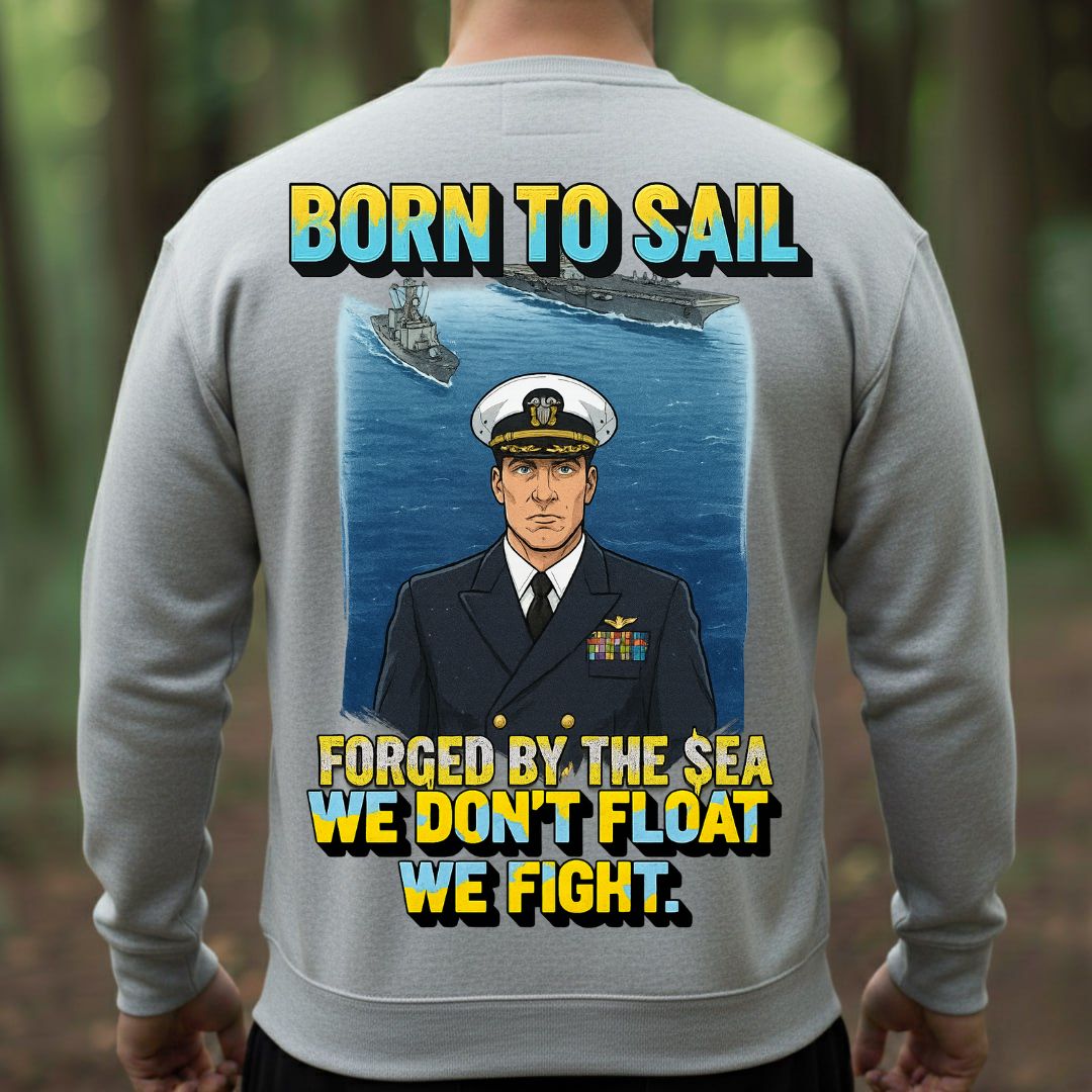 Proud U.S. Navy Veteran Shirt – Born to Sail, Forged by the Sea