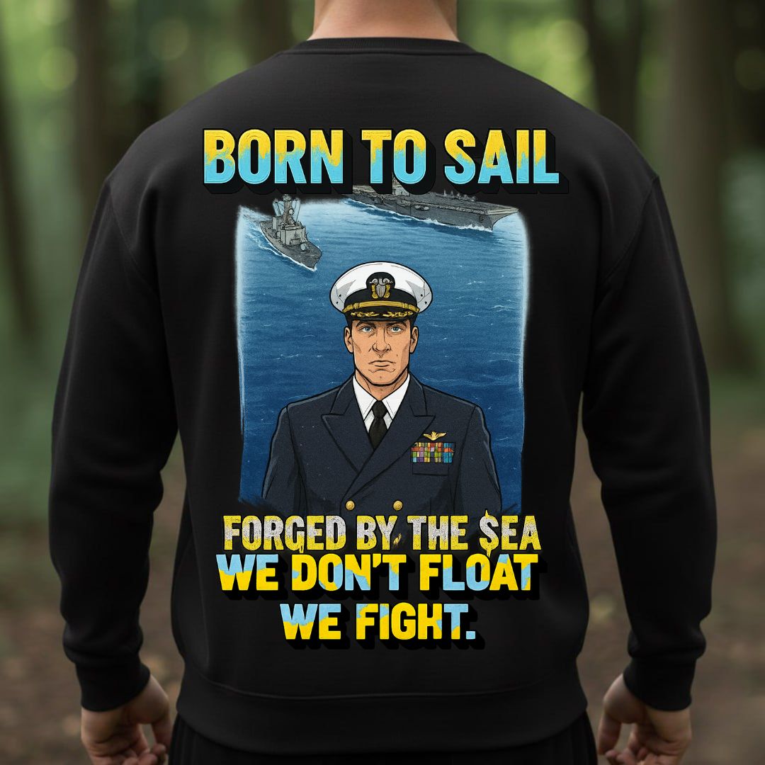 Proud U.S. Navy Veteran Shirt – Born to Sail, Forged by the Sea
