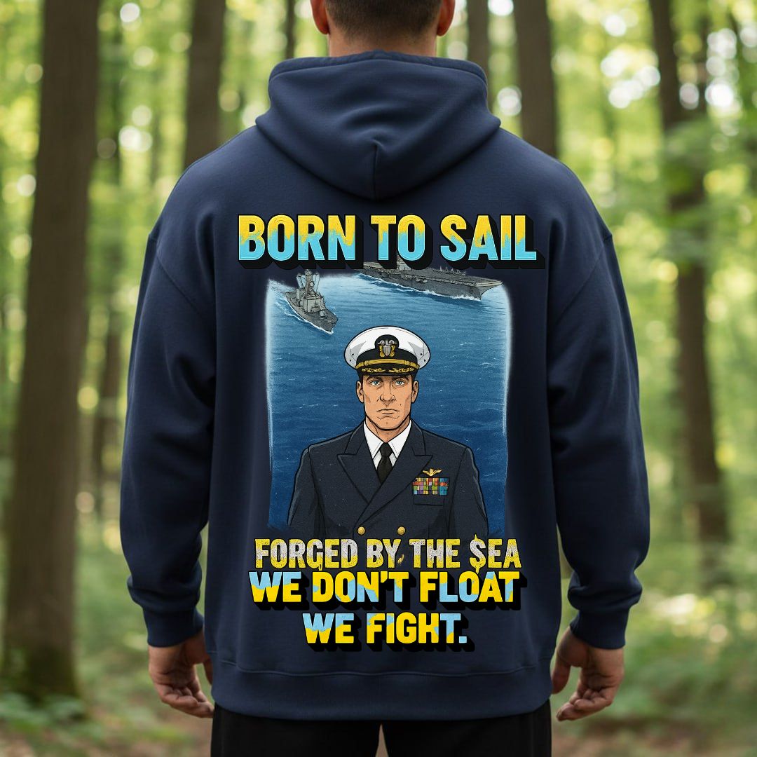 Proud U.S. Navy Veteran Shirt – Born to Sail, Forged by the Sea