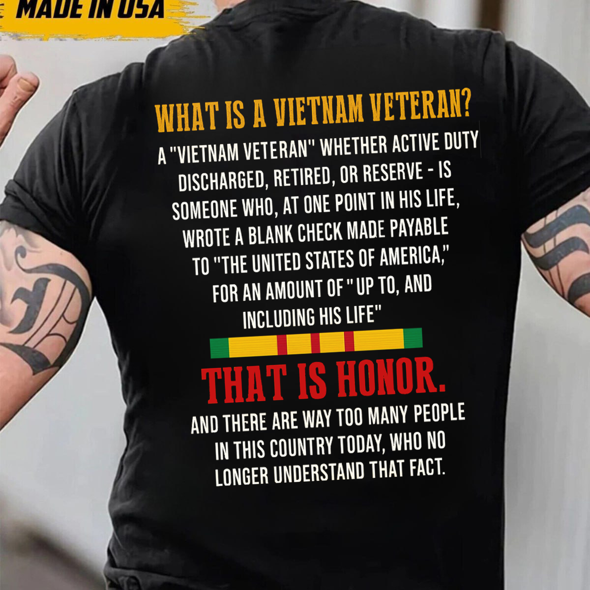 "What is a VietNam Veteran" T-Shirt, Patriotic Military Edition, Perfect Gift for Veterans Day