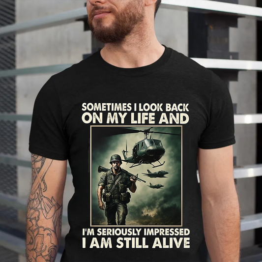Vietnam War Memorial T-Shirt – U.S. Army UH-1 Huey Helicopter Soldier, Patriotic Military Gift Tee