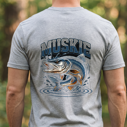 "Muskie" T-Shirt – Fishing Angler Outdoor Gift for Fishermen