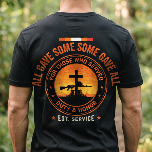 "All Gave Some Some Gave All" T-Shirt – Vietnam Veteran Memorial Patriotic Gift