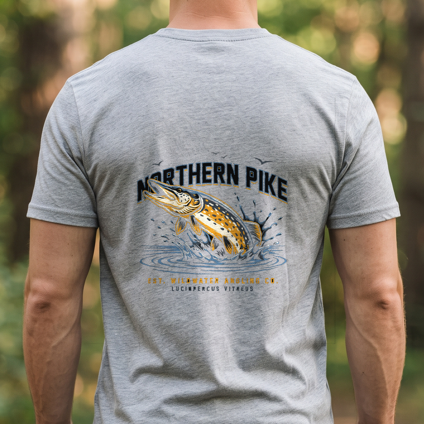 "Northern Pike" T-Shirt – Fishing Angler Outdoor Gift for Fishermen