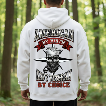 American by Birth Navy Veteran by Choice Shirt – US Navy Pride, Gift for Veterans Day