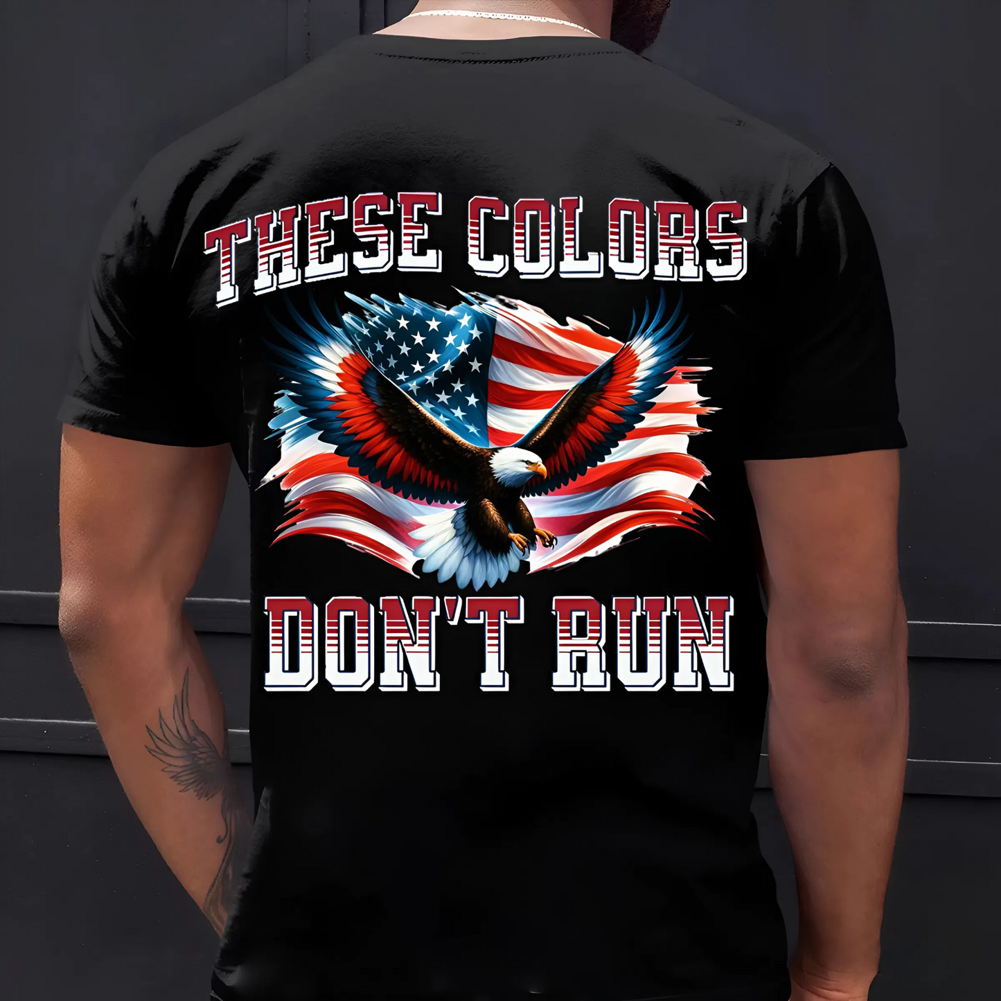 U.S Veteran Shirt - These Colours Don't Run - Proud Veteran Shirt
