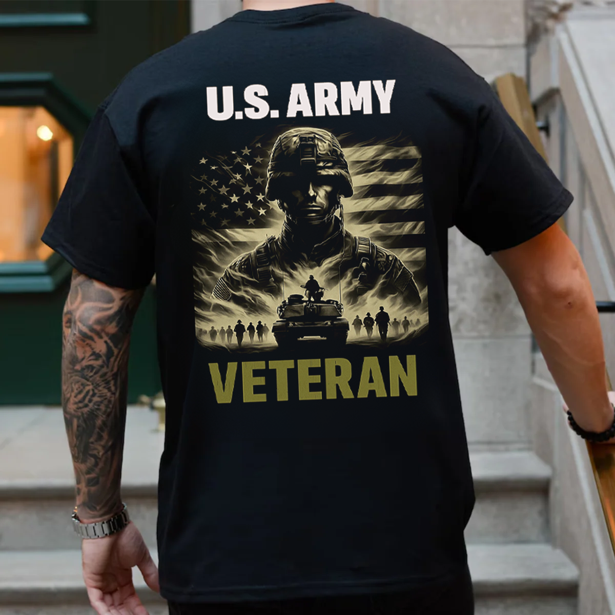 U.S. Army Veteran Pride, Military Veteran Shirt, Patriotic Soldier Tee, Veterans Day Gift