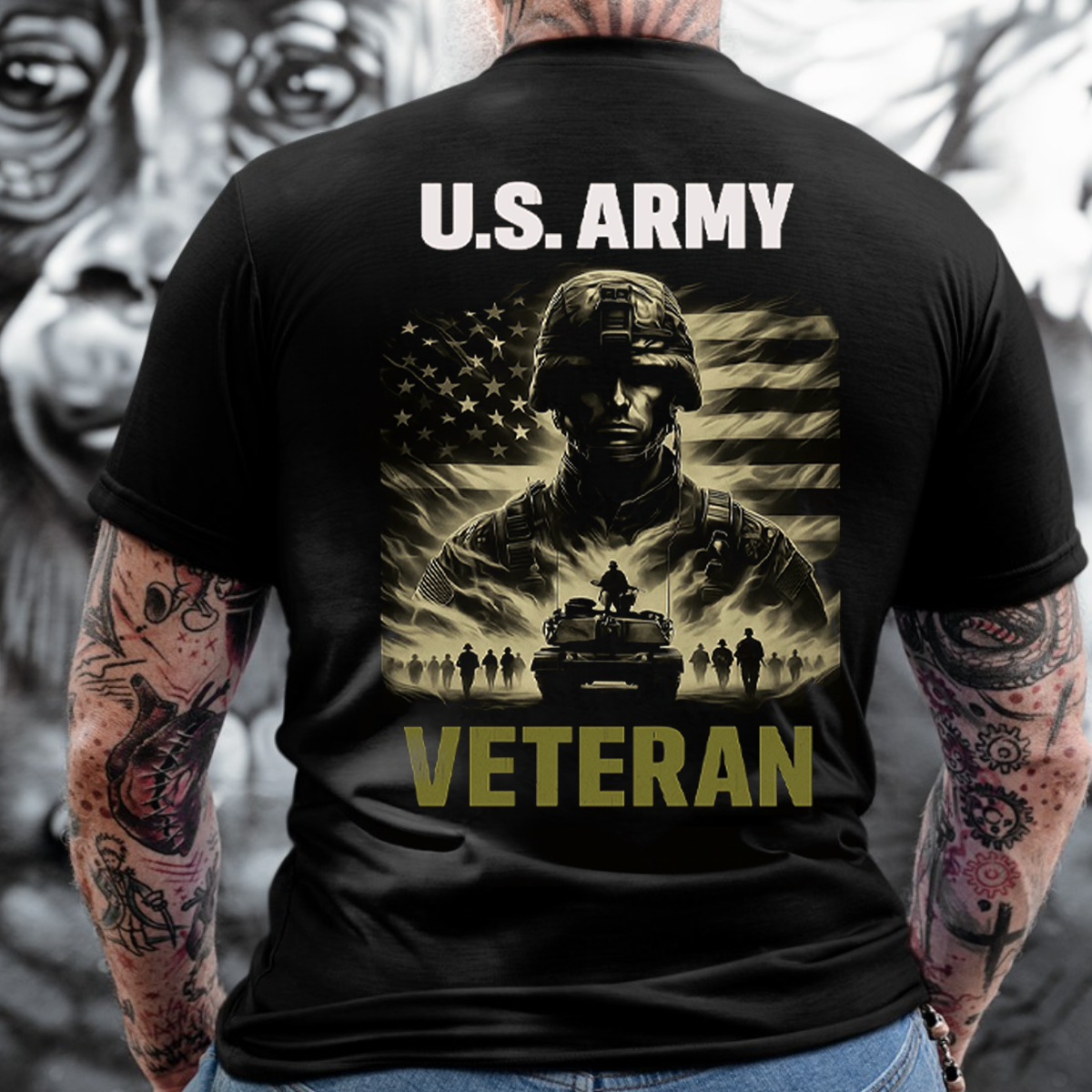 U.S. Army Veteran Pride, Military Veteran Shirt, Patriotic Soldier Tee, Veterans Day Gift