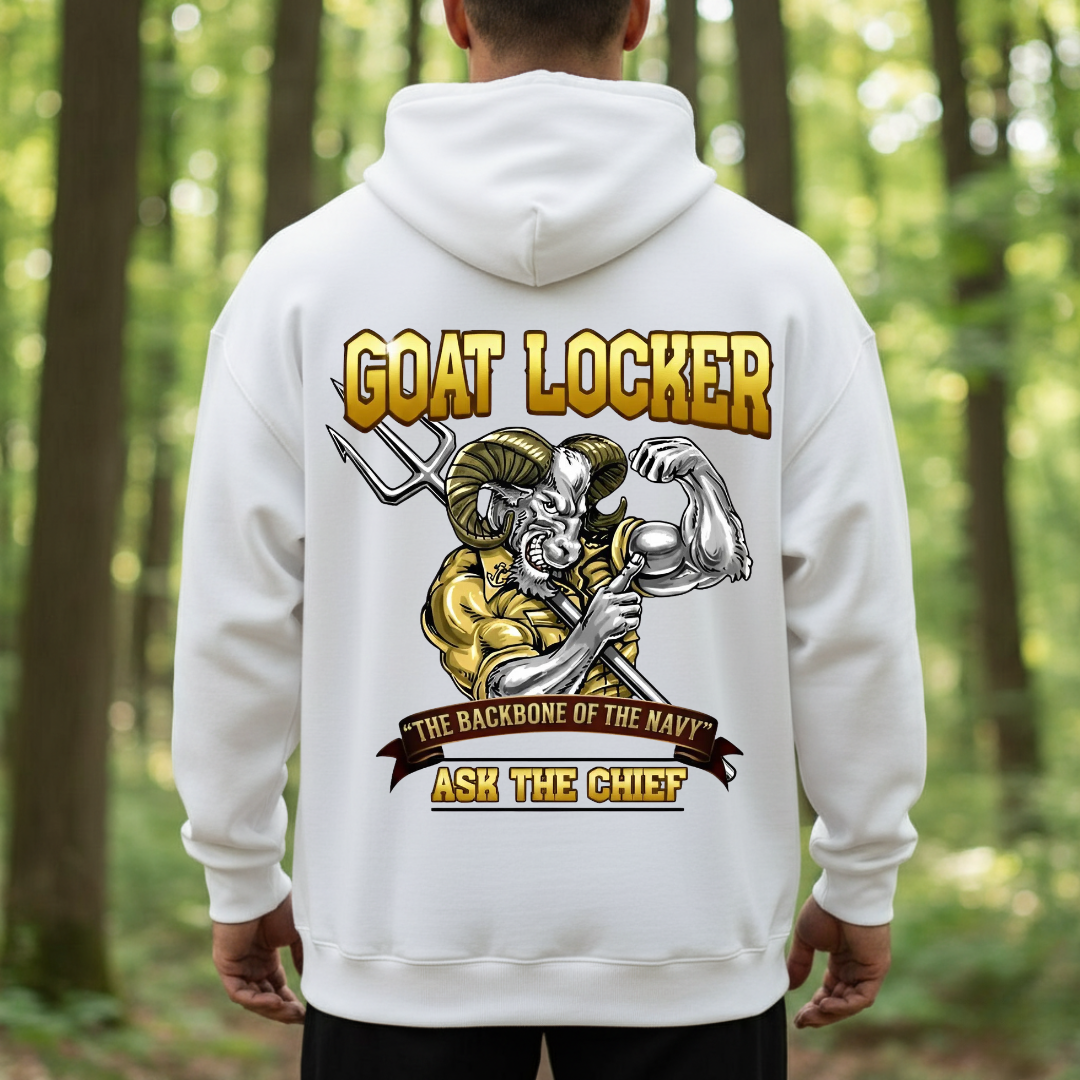 Goat Locker The Backbone of The Navy-Ask The Chief Design T-Shirt, SweatShirt, Hoodie, Gift for Veterans Day