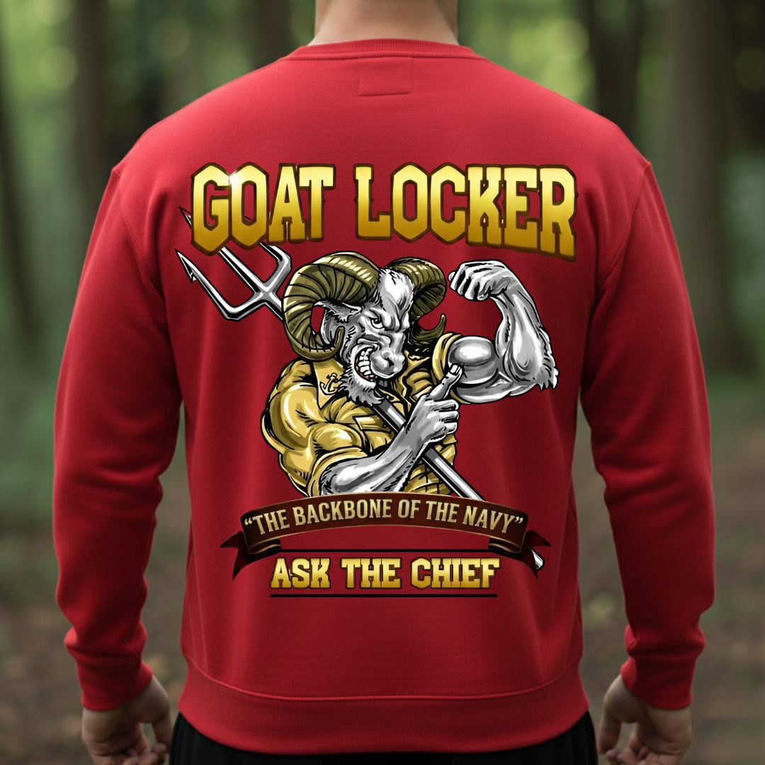 Goat Locker The Backbone of The Navy-Ask The Chief Design T-Shirt, SweatShirt, Hoodie, Gift for Veterans Day