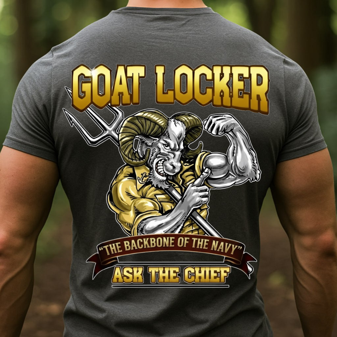 Goat Locker The Backbone of The Navy-Ask The Chief Design T-Shirt, SweatShirt, Hoodie, Gift for Veterans Day