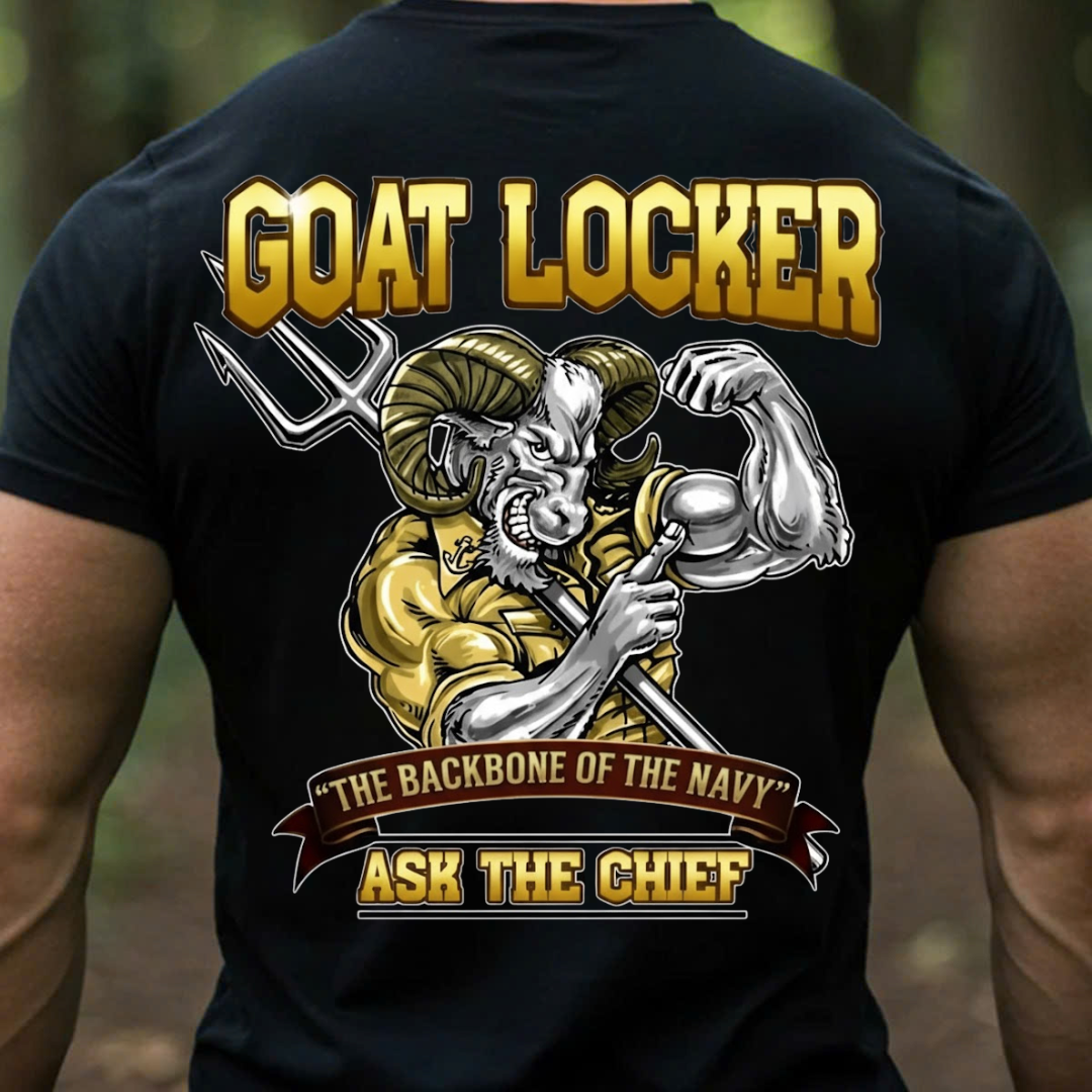 Goat Locker The Backbone of The Navy-Ask The Chief Design T-Shirt, SweatShirt, Hoodie, Gift for Veterans Day