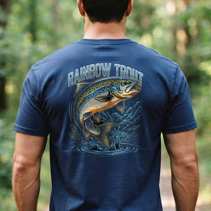 "Rainbow Trout" T-Shirt – Fishing Angler Outdoor Gift for Fishermen