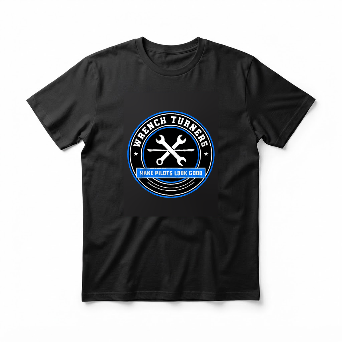 "Wrench Turners Make Pilots Look Good" T-Shirt - Funny Helicopter Mechanic Gift for Aviation Crew