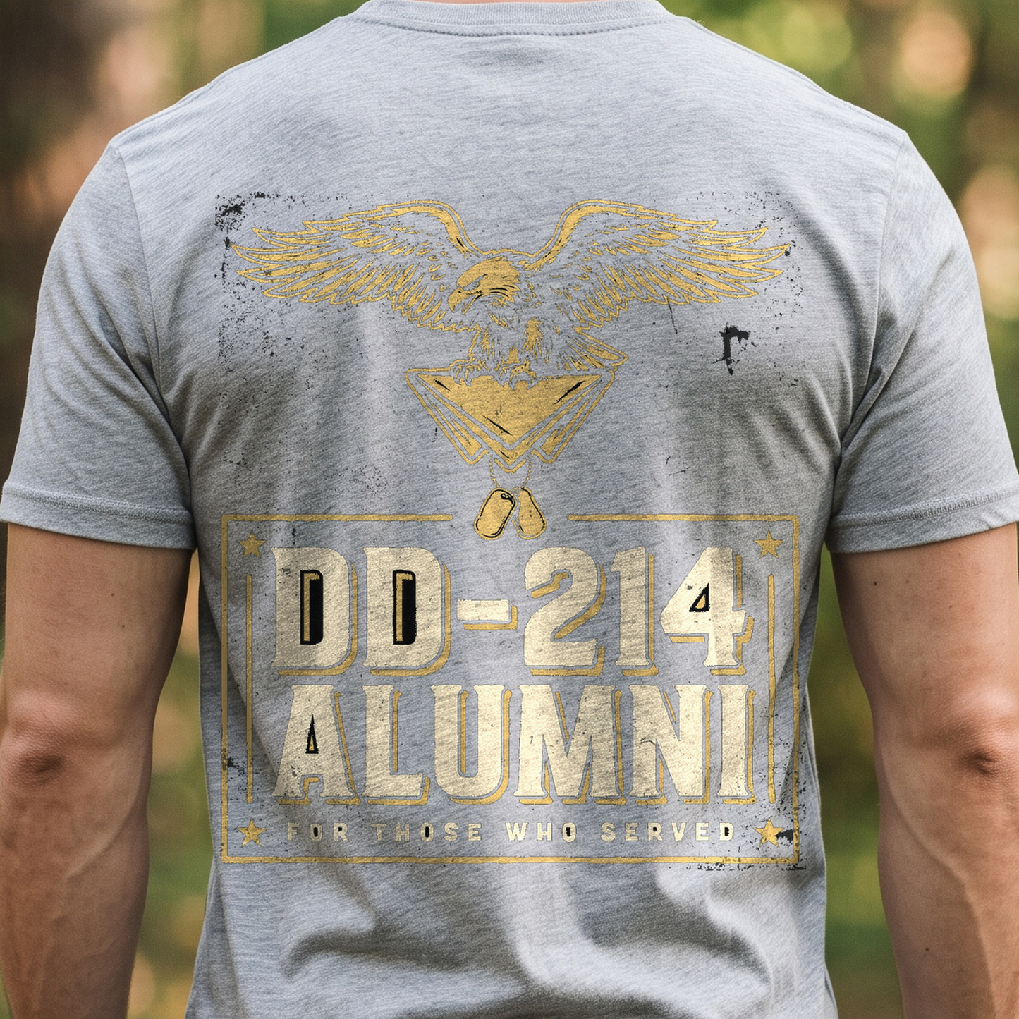 "Dd-214 Alumni" T-Shirt – Patriotic Military Veteran Pride Gift for Veterans Day
