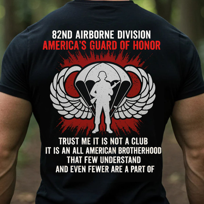 It is not a club, It is an American Brotherhood T-Shirt, 82nd Airborne Design, Perfect Gift for Veterans Day