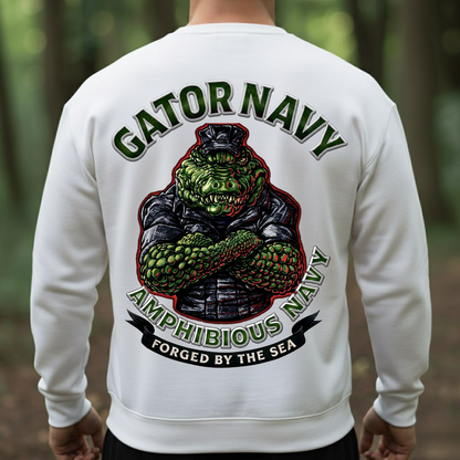 U.S Gator Navy Amphibious Forces T-Shirt – Forged by the Sea, Gift for Veterans Day