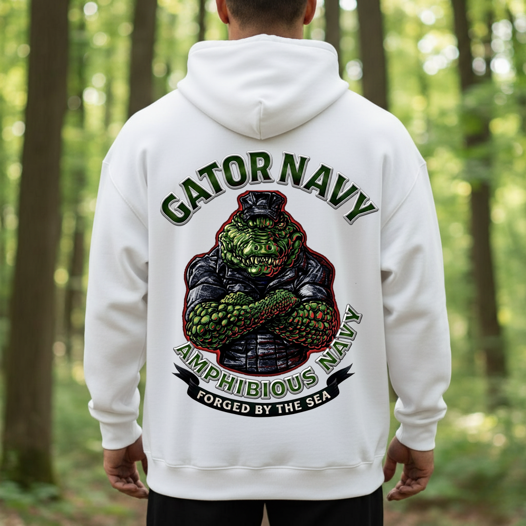 U.S Gator Navy Amphibious Forces T-Shirt – Forged by the Sea, Gift for Veterans Day