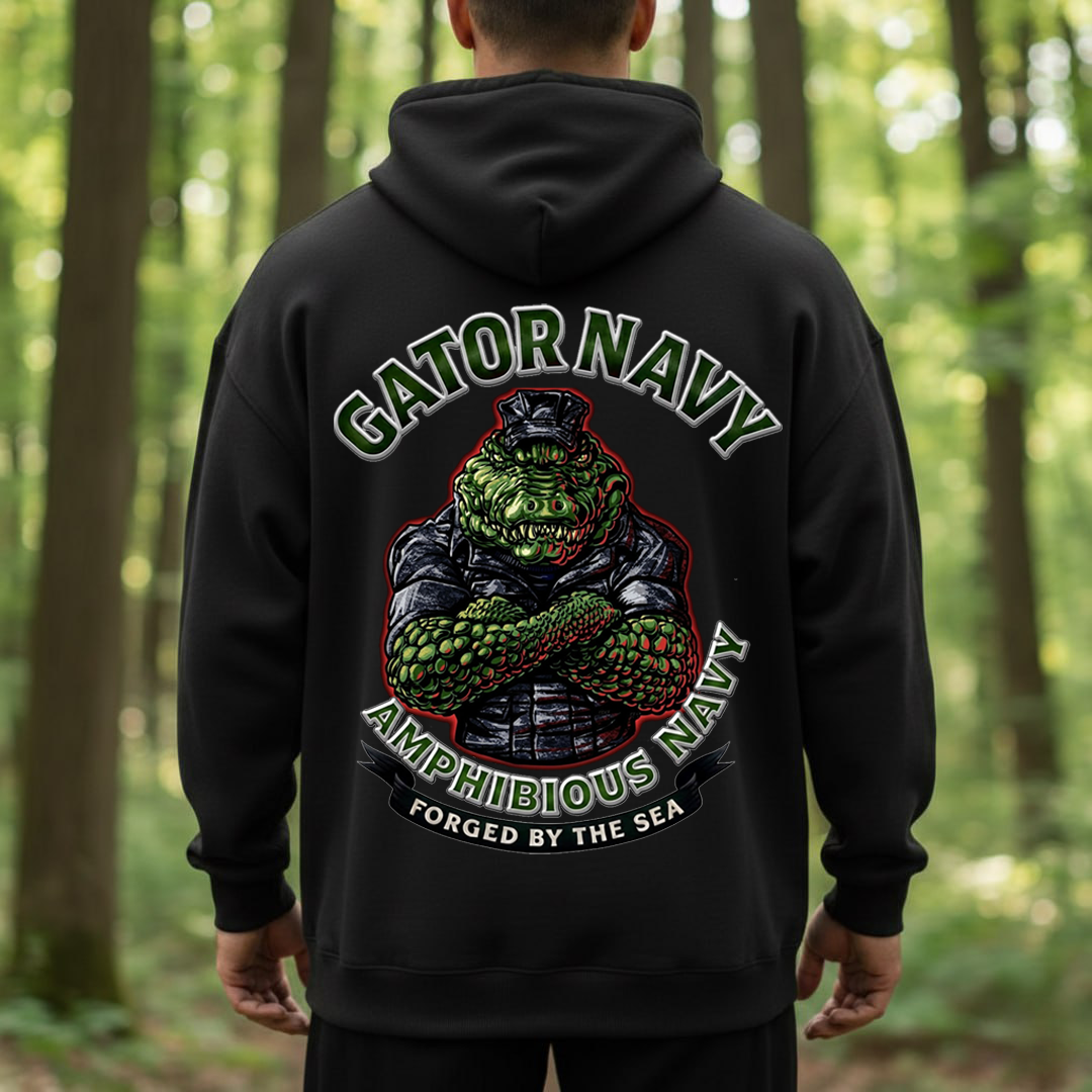 U.S Gator Navy Amphibious Forces T-Shirt – Forged by the Sea, Gift for Veterans Day