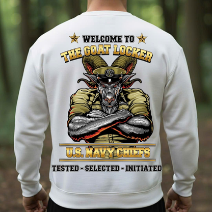 The Goat Locker U.S. Navy Chiefs, Navy Veteran Design, Gift for Veterans Day
