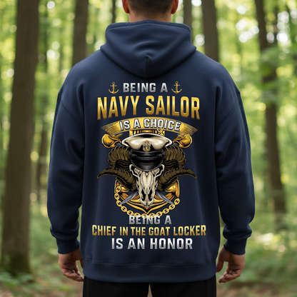 Chief in the Goat Locker is an Honor, Navy Sailor Veteran Design, Gift for Veterans Day