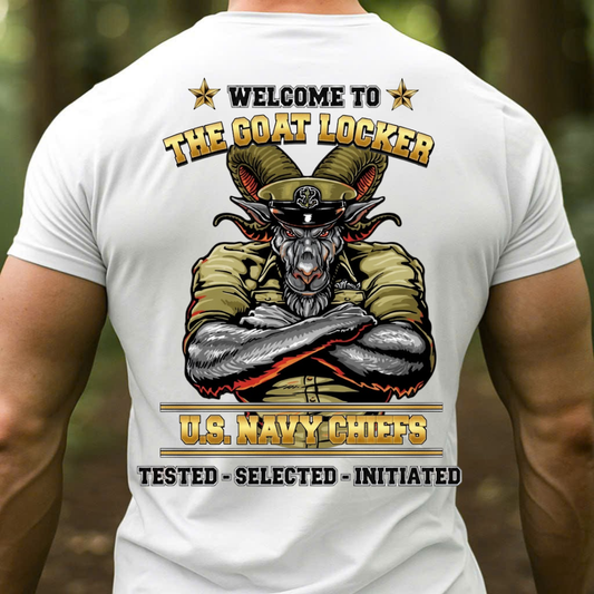 The Goat Locker U.S. Navy Chiefs, Navy Veteran Design, Gift for Veterans Day