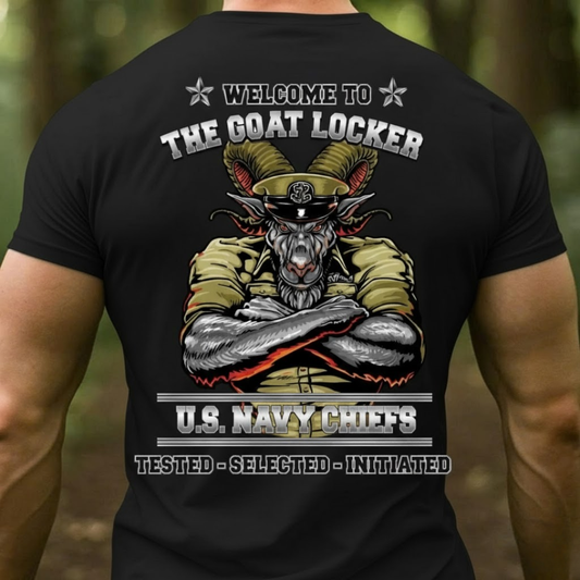 The Goat Locker U.S. Navy Chiefs, Navy Veteran Design, Gift for Veterans Day