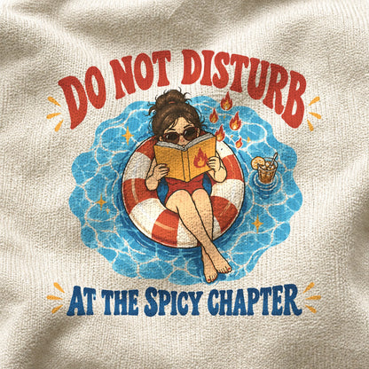 Comfort Colors Spicy Chapter T-Shirt, Book Lover Poolside Graphic