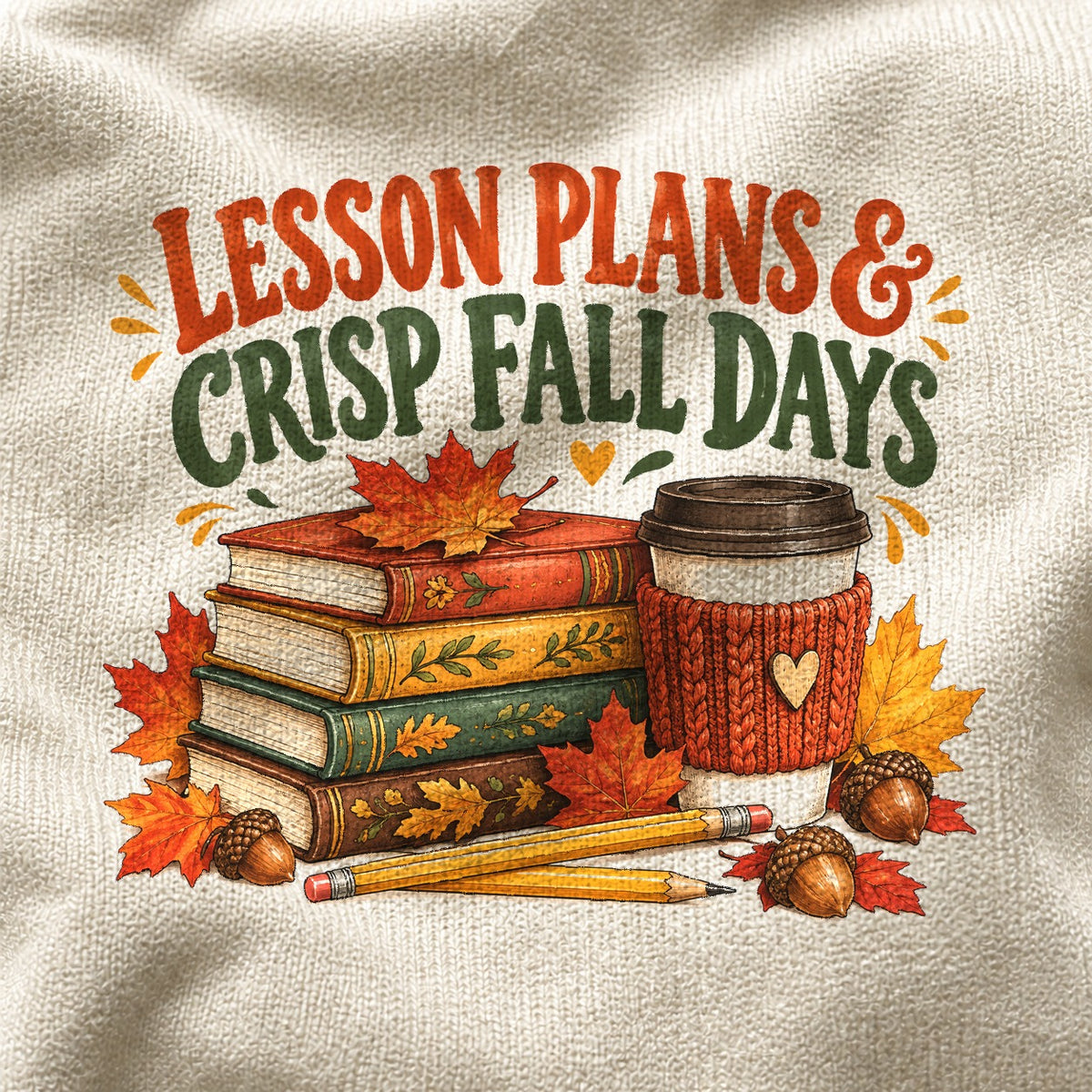 Cozy Classroom Autumn Comfort Colors T-Shirt, Fall Teacher Tee
