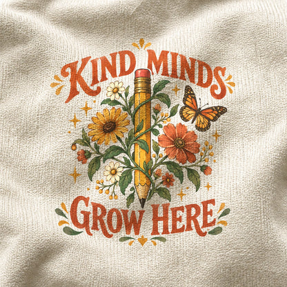 Kind Minds Botanical Educator Comfort Colors T-Shirt