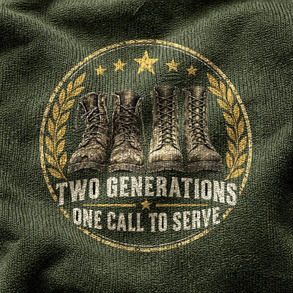Comfort Colors Military Family Legacy of Service Graphic T-Shirt