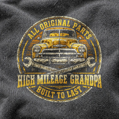 High Mileage Grandpa Comfort Colors T-Shirt, Classic Truck Tee