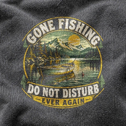 Gone Fishing Forever Comfort Colors T-Shirt, Lake Retirement Tee