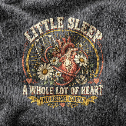 Nurse Crew Comfort Colors T-Shirt, Whole Lot of Heart