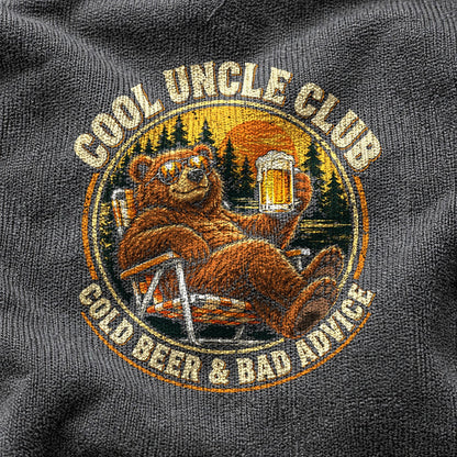 Cool Uncle Club Comfort Colors Graphic T-Shirt, Beer Lover Gift