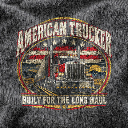 American Trucker Comfort Colors T-Shirt, Long Haul Graphic Tee