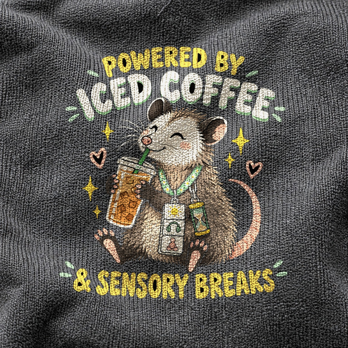 Special Ed Teacher Comfort Colors T-Shirt, Sensory Break Opossum